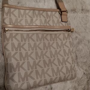 Michael Kors Tan Logo Crossbody Bag